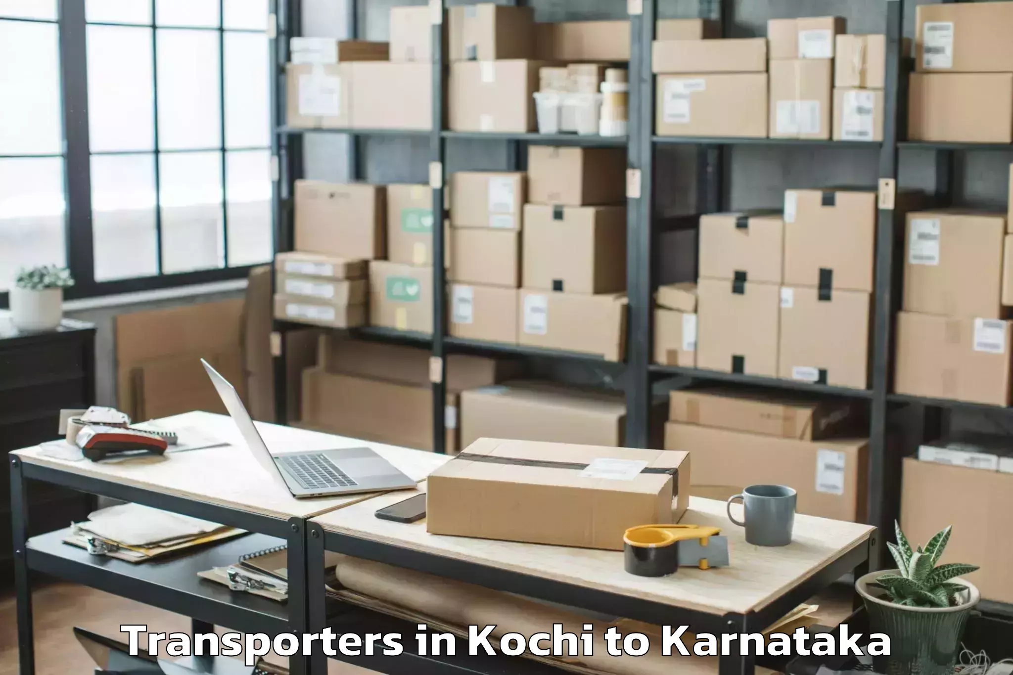 Affordable Kochi to Kadur Transporters